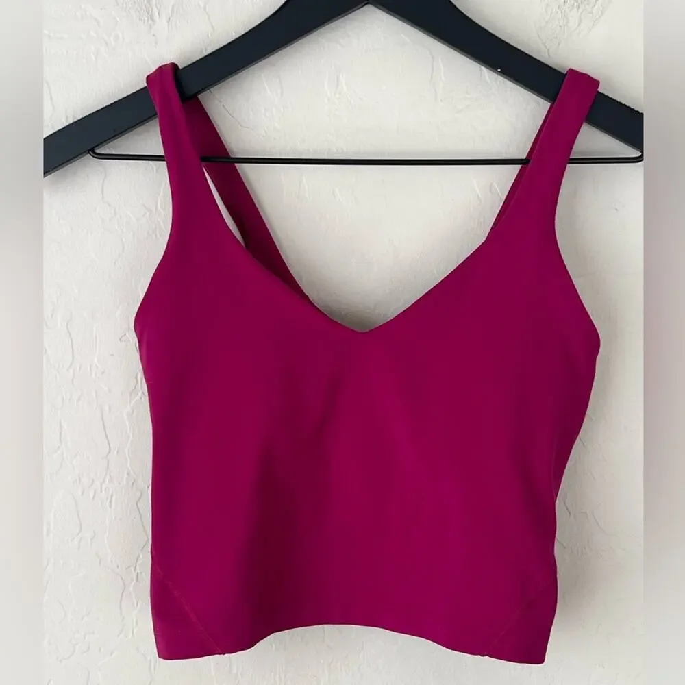 Lululemon Align Tank Top Magenta Purple 2